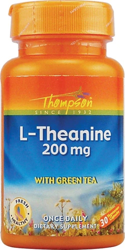 Thompson L-Theanine -- 200 mg - 30 Vegetarian Capsules