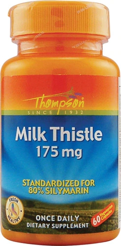 Thompson Milk Thistle -- 175 mg - 60 Vegetarian Capsules