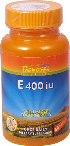 Thompson Vitamin E with Mixed Tocopherols -- 400 IU - 60 Softgels