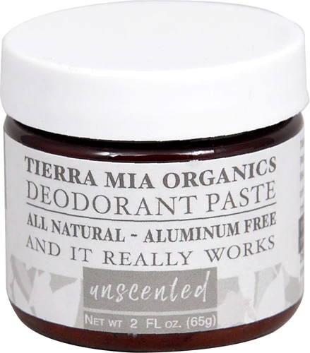 Tierra Mia Organics Deodorant Paste Unscented -- 2 fl oz