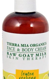 Tierra Mia Organics Face & Body Cream Lemon Verbena -- 8 fl oz