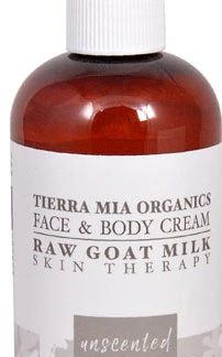 Tierra Mia Organics Face & Body Cream Unscented -- 8 fl oz