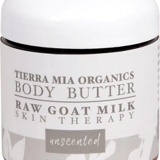 Tierra Mia Organics Raw Goat Milk Body Butter Unscented -- 4 fl oz