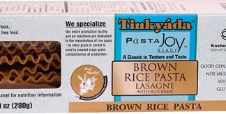 Tinkyada Brown Rice Lasagna Gluten Free -- 10 oz