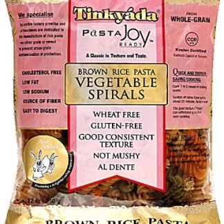 Tinkyada Brown Rice Vegetable Pasta Spirals Gluten Free -- 12 oz