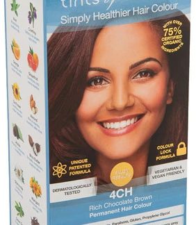 Tints of Nature Permanent Hair Colour 4CH Rich Chocolate Brown -- 4.4 fl oz