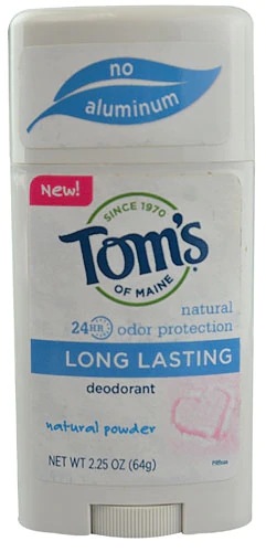 Tom's of Maine Natural Long Lasting Aluminum-Free Deodorant Natural Powder -- 2.25 oz