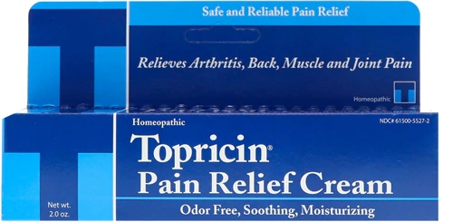 Topricin Homeopathic Pain Relief Cream -- 2 oz