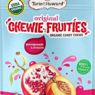 Torie & Howard Chewie Fruities Organic Candy Chews Pomegranate & Nectarine -- 4 oz