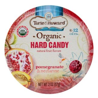 Torie & Howard Organic Hard Candy Pomegranate & Nectarine -- 2 oz