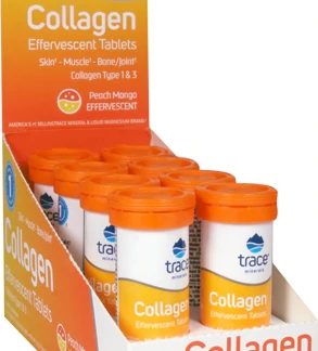Trace Minerals Research Collagen Effervescent Tablets Peach Mango -- 80 Effervescent Tablets