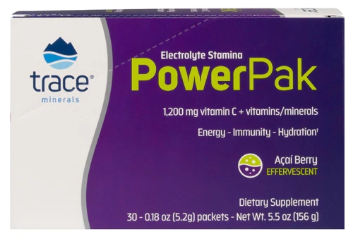 Trace Minerals Research Electrolyte Stamina Power Pak Acai Berry -- 30 Packets