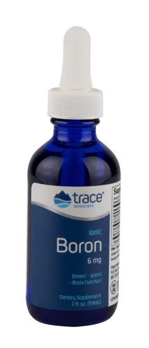 Trace Minerals Research Ionic Boron Dietary Supplement -- 6 mg - 2 fl oz