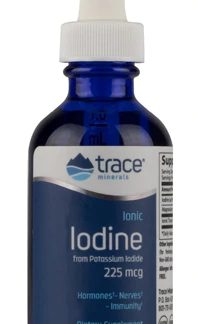 Trace Minerals Research Ionic Iodine Dietary Supplement -- 225 mcg - 2 fl oz