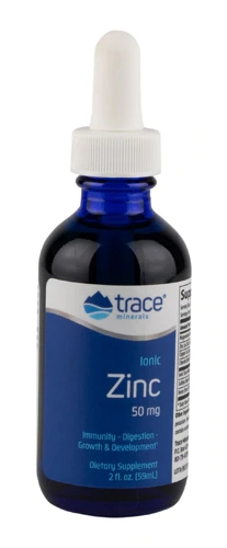 Trace Minerals Research Ionic Zinc Dietary Supplement -- 50 mg - 2 fl oz