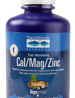 Trace Minerals Research Liquid Cal-Mag-Zinc Piña Colada -- 16 fl oz