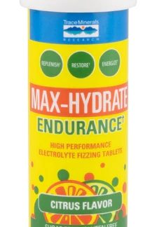 Trace Minerals Research Max-Hydrate Endurance+ Tube Citrus -- 10 Tablets