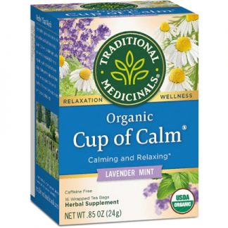 Traditional Medicinals Organic Cup Of Calm® Herbal Tea -- 16 Tea Bags