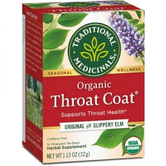 Traditional Medicinals Organic Throat Coat® Herbal Tea Original -- 16 Tea Bags
