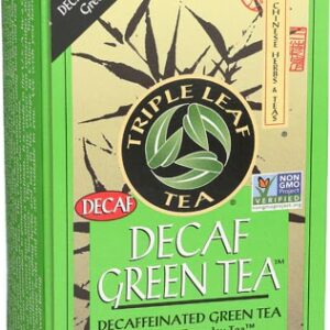 Triple Leaf Tea Decaffeinated Green Tea -- 20 Tea Bags