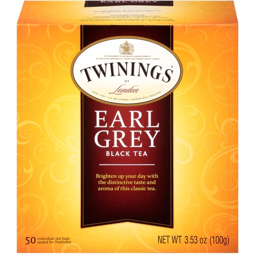 Twinings Classics Black Tea Earl Grey -- 50 Tea Bags