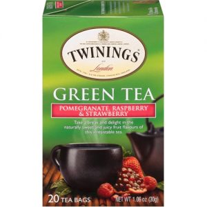 Twinings Green Tea Pomegranate Raspberry & Strawberry -- 20 Tea Bags