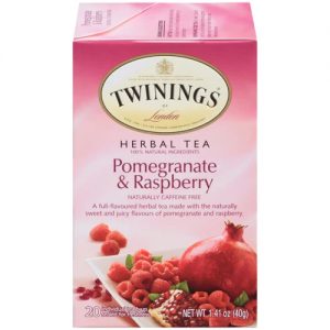 Twinings Herbal Tea Pomegranate & Raspberry -- 20 Tea Bags