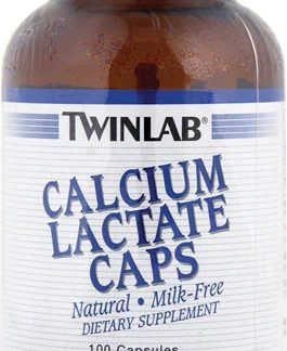 Twinlab Calcium Lactate Caps -- 100 Capsules