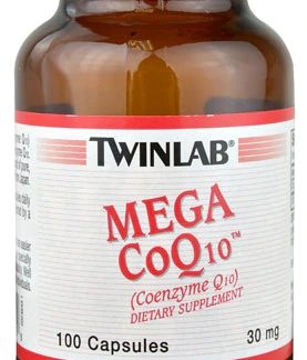 Twinlab Mega CoQ10 -- 30 mg - 100 Capsules