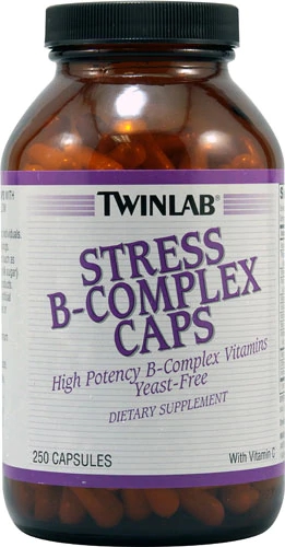Twinlab Stress B-Complex Caps -- 250 Capsules