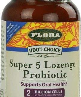 Flora Udo's Choice® Super 5 Probiotic -- 1 billion cells - 60 Lozenges
