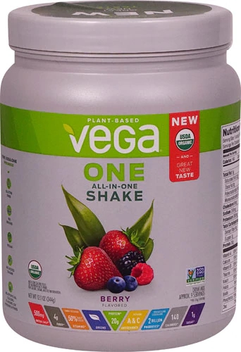 Vega One Organic All-In-One Shake Berry -- 9 Servings