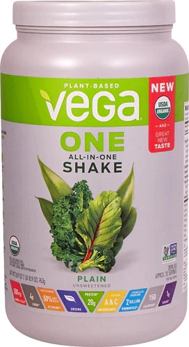 Vega One Organic All-In-One Shake Plain -- 20 Servings