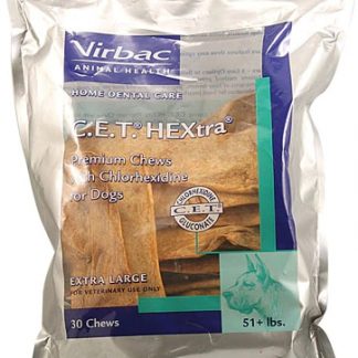 Virbac C.E.T.® HEXtra® Chews For Dogs - Extra Large -- 30 Chewables