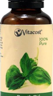Vitacost Essential Oils 100% Pure Basil -- 1 fl oz (30 mL)