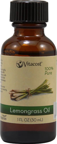 Vitacost Essential Oils 100% Pure Lemongrass -- 1 fl oz (30 mL)