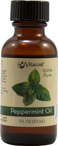 Vitacost Essential Oils 100% Pure Peppermint -- 1 fl oz (30 mL)