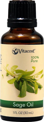 Vitacost Essential Oils 100% Pure Sage -- 1 fl oz (30 mL)