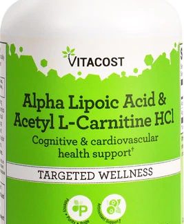 Vitacost Alpha Lipoic Acid & Acetyl L-Carnitine HCl -- 240 Capsules