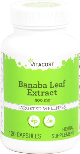 Vitacost Banaba Leaf Extract - Standardized -- 300 mg - 120 Capsules