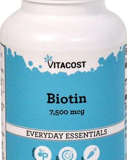 Vitacost Biotin -- 7500 mcg - 60 Tablets