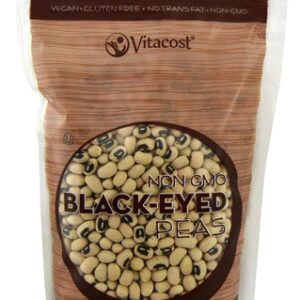 Vitacost Black-Eyed Peas - Non-GMO and Gluten Free -- 16 oz (454 g)