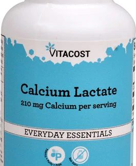 Vitacost Calcium Lactate -- 100 Capsules