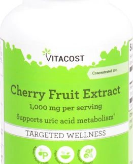 Vitacost Cherry Fruit Extract -- 1000 mg per serving - 180 Capsules