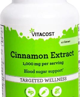 Vitacost Cinnamon Extract -- 1000 mg per serving - 80 Tablets