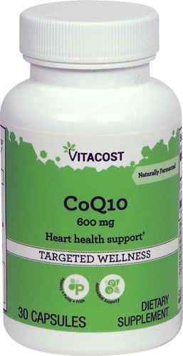 Vitacost CoQ10 -- 600 mg - 30 Capsules