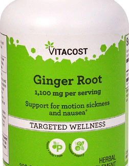 Vitacost Ginger Root -- 1100 mg per serving- 360 Capsules