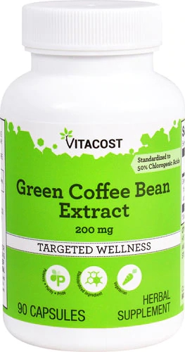 Vitacost Green Coffee Bean Extract -- 200 mg - 90 Capsules