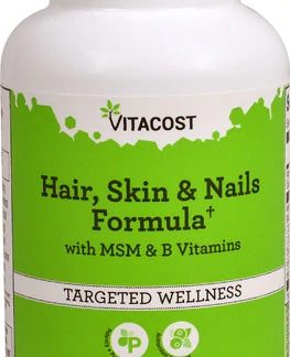Vitacost Hair, Skin & Nails Formula with MSM and B Vitamins -- 60 Tablets