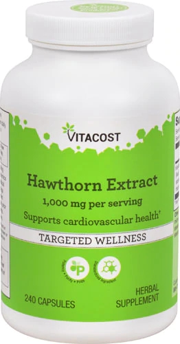 Vitacost Hawthorn Extract - Standardized -- 1000 mg per serving - 240 Capsules
